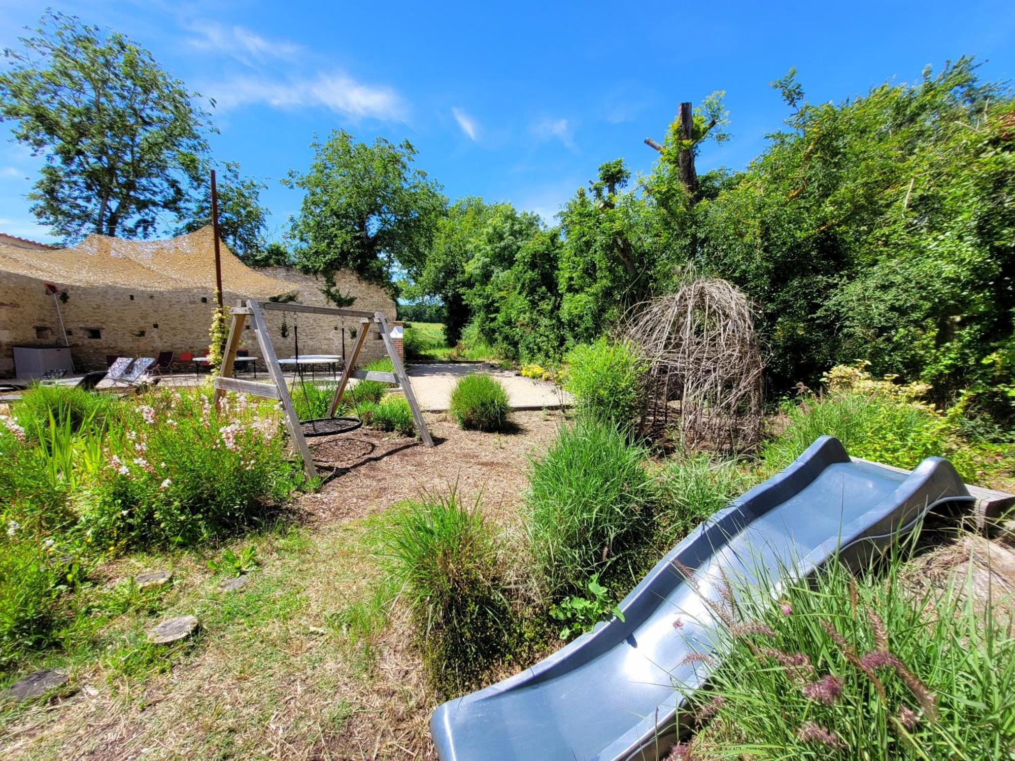 Gite Campagne Famille 15 Pers Piscine Chauffee Jeux Enfants Petanque Saint-Sauvy 外观 照片