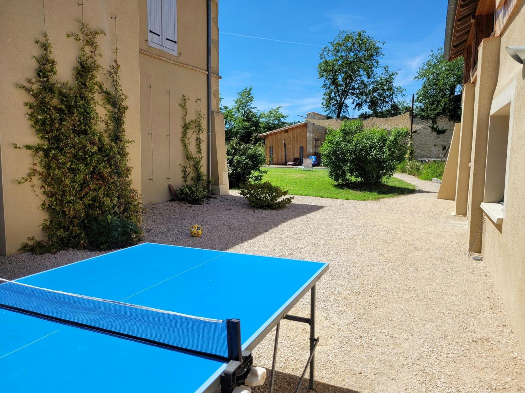Gite Campagne Famille 15 Pers Piscine Chauffee Jeux Enfants Petanque Saint-Sauvy 外观 照片